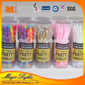 Thin pillar birthday candles with eco-friendly raw material